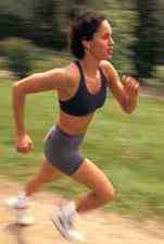 mujer corriendo