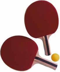 raquetas de ping pong